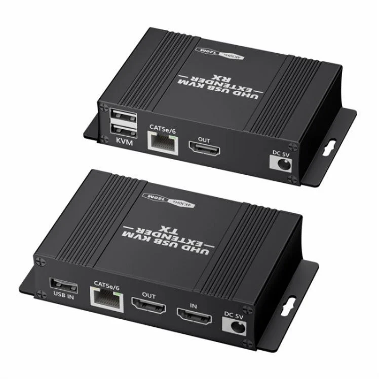 D5-2/D6-2 Video Audio Transmitter Receiver HDMI KVM Extender 4K HDMI to RJ45 LAN Extender