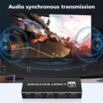 Q8Q3-3 Gaming Home Theater HDMI 2.1 Switch 3x1 8K 4K 120Hz HDR Audio Video Synchronizer - Image 2