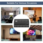 Q8Q3-3 Gaming Home Theater HDMI 2.1 Switch 3x1 8K 4K 120Hz HDR Audio Video Synchronizer - Image 6