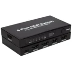 Q8-4 With Remote Control HDMI 2.1 8K 60Hz Gaming Home Theater Switcher 4x1 Adapter