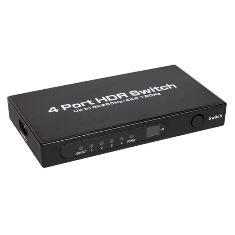 SYA0028369_B1.webp Q8-4 With Remote Control HDMI 2.1 8K 60Hz Gaming Home Theater Switcher 4x1 Adapter - Image 2