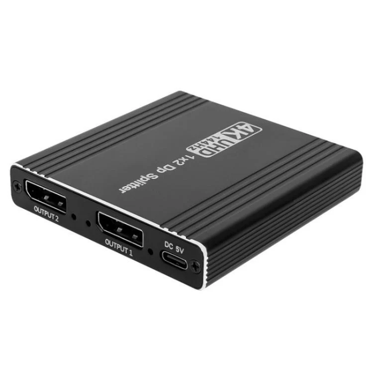 SYA0028392_B1.webp FD 1X2 4K 144HZ Audio Extractor Splitter DisplayPort 1.4 to Dual DisplayPort MST Hub - Image 2