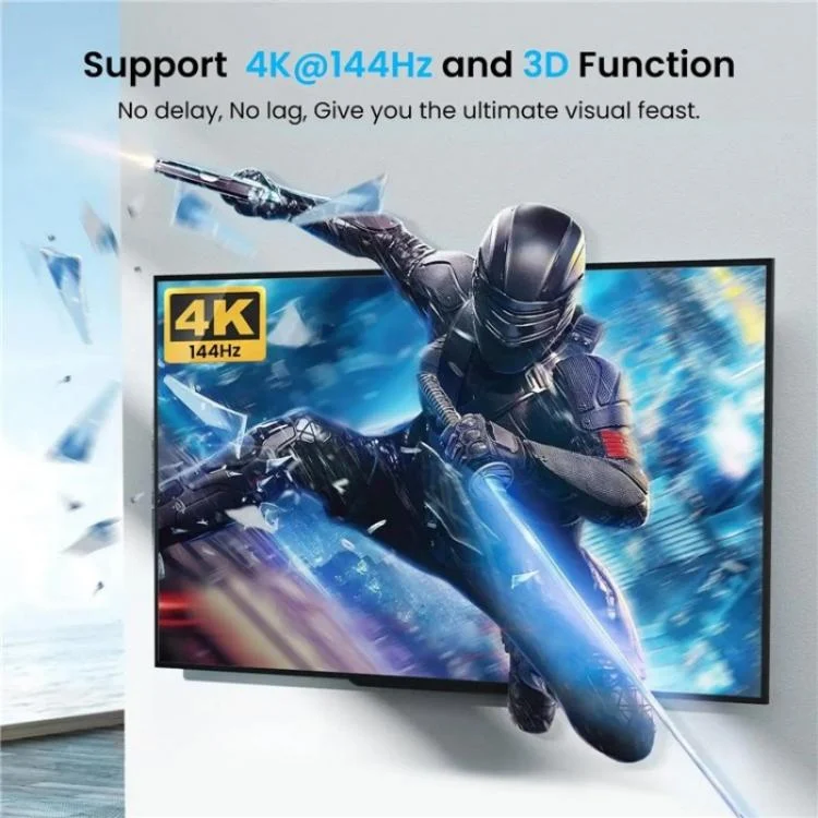 SYA0028392_B6.webp FD 1X2 4K 144HZ Audio Extractor Splitter DisplayPort 1.4 to Dual DisplayPort MST Hub - Image 7