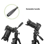 YUNTENG VCT-850 Camera Camcorder Hydraulic Gimbal Adapter 1 / 4 Screw Interface - Image 4