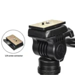 YUNTENG VCT-850 Camera Camcorder Hydraulic Gimbal Adapter 1 / 4 Screw Interface - Image 7