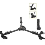 YUNTENG 900L DV Camera Photography Tripod Base Stand Universal Folding 3 Wheels Pulley - Image 3