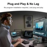 K1 2 Ports HDCP 2.3 RJ45 USB 3.0 Hubs Adapter 4K 120Hz HDMI 2.0b USB-C KVM Switch - Image 3