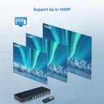 RCA 4 In 3 Out AV Audio Video Signal Composite Switcher AV Switch Splitter Box - Image 8