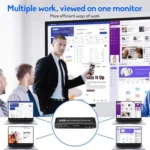 JQF2 4K Seamless Switcher Screen Splitter Multiple Display Modes 6 in 1 Out HDMI Multiviewer - Image 6