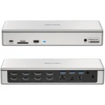 WAVLINK UG69PD12 DisplayLink Docking Station Quad  Monitors For Laptops M1 / M2 / Mac & Windows
