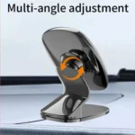 JMARY MH-83 Easy and Fast Installation Rotation Car Magnetic Phone Holder - Image 3