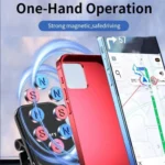 JMARY MH-82 Car Dashboard Zinc Alloy Foldable Magnetic Phone Holder - Image 5