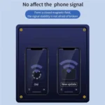 JMARY MH-82 Car Dashboard Zinc Alloy Foldable Magnetic Phone Holder - Image 7