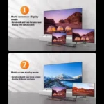 K9 2 In 1 Out HDMI Video Dual Display 2 Screen Expansion Adapter For Mac USB C KVM Switch - Image 7