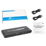 K9 2 In 1 Out HDMI Video Dual Display 2 Screen Expansion Adapter For Mac USB C KVM Switch - Image 8