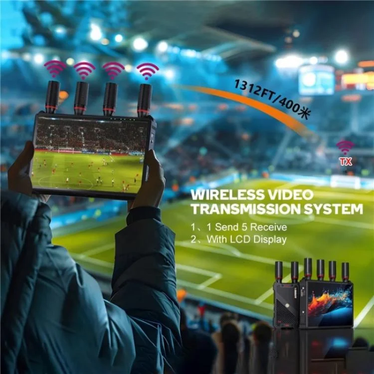 SYA0028630_B4.webp VRRIIS 083P Wth Screen Support 1TX to 5RX 400m Wireless HDMI Transmitter Receiver - Image 5