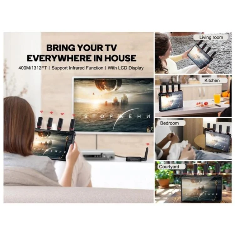 SYA0028631_B4.webp VRRIIS 083H 400M Range 7 Inch LCD Screen HDMI Extender Wireless HDMI Transmitter Receiver - Image 5