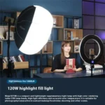 VILTROX Ninja 10 5600K Professional Photography Studio Fill Light 120W LED Video Light - Image 11