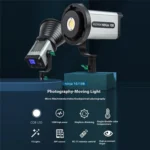 VILTROX Ninja 10 5600K Professional Photography Studio Fill Light 120W LED Video Light - Image 6