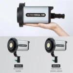 VILTROX Ninja 10B 2800-6800K Photography Studio Streaming Fill Light 120W LED Video Light - Image 4