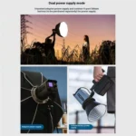 VILTROX Ninja 10B 2800-6800K Photography Studio Streaming Fill Light 120W LED Video Light - Image 7