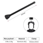 JMARY MT-21 Aluminum Alloy Tripod Extension Rod Desktop Livestream Shooting Arm - Image 5