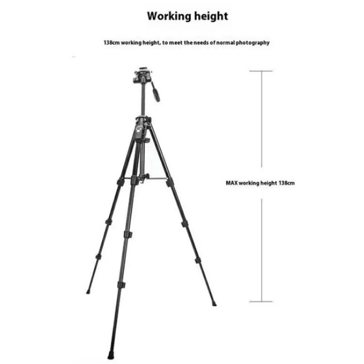 SYA0028716_1.webp YUNTENG VCT-6828RM Selfie Live Streaming Photography Bracket Camera Phone Tripod Stand - Image 2