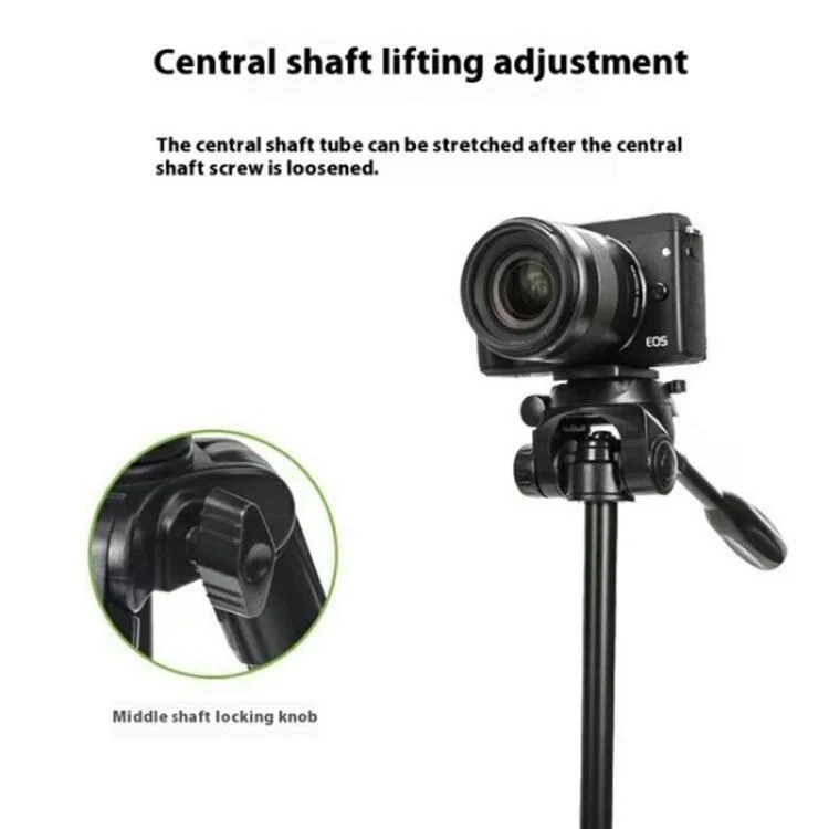 SYA0028716_3.webp YUNTENG VCT-6828RM Selfie Live Streaming Photography Bracket Camera Phone Tripod Stand - Image 4