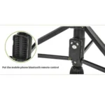 YUNTENG 638 Aluminum Alloy Extendable Stand Phone Holder Camera Tripod Monopod - Image 5