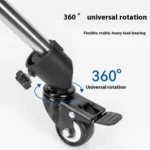 YUNTENG VCT-800 Studio Photography Light Stand Rollers 3Pcs Tripod Caster Wheels - Image 4