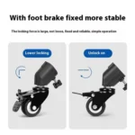 YUNTENG VCT-800 Studio Photography Light Stand Rollers 3Pcs Tripod Caster Wheels - Image 7
