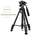 YUNTENG VCT-60 Retractable Tripod Stand For Smartphones DSLR Mirrorless Cameras - Image 7