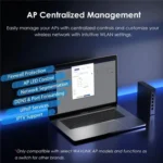 WAVLINK WN701AE IEEE 802.3AF / AT Auto-Discovery Centralized AP Management Poe Switch - Image 6