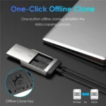 WAVLINK ST347 One-Click Offline Clone Dual Slot M.2 SSD Enclosure USB-C 3.2 Gen2 10Gbps - Image 4