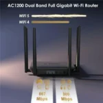 WAVLINK WN530HG4 Home Gigabit Ethernet MU-MIMO Router AC1200 Dual Band Router - Image 3