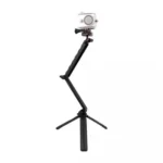 C062 Tri-folding Tripod Sports Camera Mobile Phone Selfie Stand Desktop Fixed Bracket - Image 2