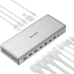 WAVLINK WL-UG75PD1-DH2 USB-C / Type-C Displaylink DL7400 Docking Station Support Quad Display