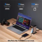 WAVLINK WL-UG69PD13Pro DisplayLink Docking Station 15 in 1 USB-C Hub for MacBook Laptop - Image 4