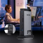 WAVLINK WL-UG69PD13Pro DisplayLink Docking Station 15 in 1 USB-C Hub for MacBook Laptop - Image 8