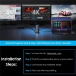 WAVLINK WL-UG69PD13Pro DisplayLink Docking Station 15 in 1 USB-C Hub for MacBook Laptop - Image 10