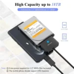 WAVLINK WL-ST345A 5Gbps Data Transfer Converter USB 3.0 to SATA III Hard Drive Adapter - Image 5