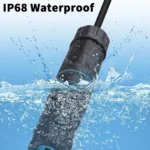 JUNSUNMAY IP68 Shielded Pure Copper Waterproof Gigabit RJ45 Ethernet Coupler for Cat5/Cat5e/Cat6/Cat7/Cat8 - Image 6