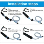 JUNSUNMAY IP68 Shielded Pure Copper Waterproof Gigabit RJ45 Ethernet Coupler for Cat5/Cat5e/Cat6/Cat7/Cat8 - Image 7