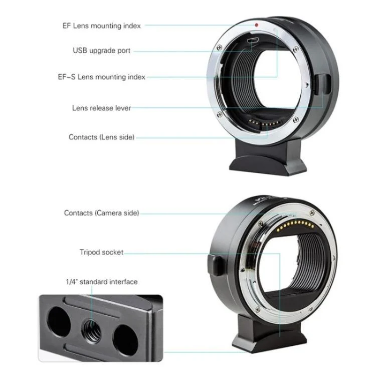 SYA0028937_2.webp VILTROX  EF-Z For Canon EF to Nikon Z Mount Camera Lens Mount Adapter Ring - Image 3