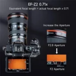 VILTROX EF-Z2 0.71X Auto Focus Camera Lens Mount Adapter For Canon EF to Nikon Z Mount - Image 11