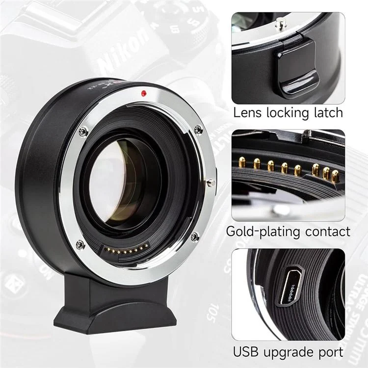 SYA0028950_9.webp VILTROX EF-Z2 0.71X Auto Focus Camera Lens Mount Adapter For Canon EF to Nikon Z Mount - Image 10