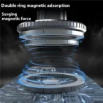 V005 360 Degree Rotatable Air Vent Holder Bracket Compatible With MagSafe Car Phone Mount - Image 5