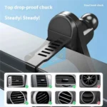 V004 Adjustable Angle Cellphone Bracket Compatible MagSafe Car Phone Holder Air Vent Mount - Image 3