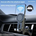 V004 Adjustable Angle Cellphone Bracket Compatible MagSafe Car Phone Holder Air Vent Mount - Image 4