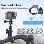 JGX003 Adjustable Mount Bracket Motorcycle Electric Bike Bicycle Action Camera Holder - Image 5
